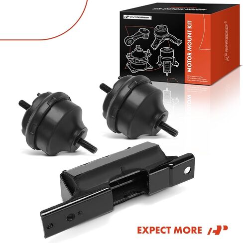 A-Premium 3PCS Engine Motor and Transmission Mount Kit Compatible with Chevrolet Trailblazer & GMC Envoy & Buick Rainier & Saab 9-7X & Isuzu Ascender & Oldsmobile Bravada, Automatic Transmission in Saudi Arabia