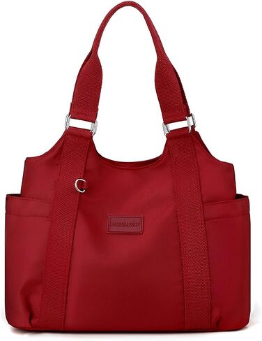 VODIU Large Nylon Tote Bag for Women Everything Bag with Pockets,Waterproof Hobo Purse,Shoulder Handags for Work,Travel in Kuwait