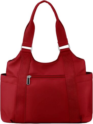 VODIU Large Nylon Tote Bag for Women Everything Bag with Pockets,Waterproof Hobo Purse,Shoulder Handags for Work,Travel in Kuwait