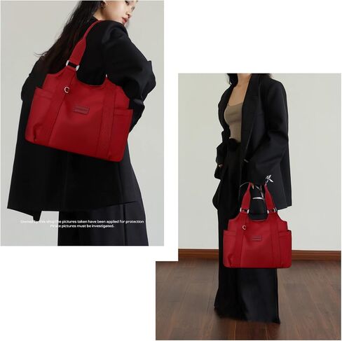 VODIU Large Nylon Tote Bag for Women Everything Bag with Pockets,Waterproof Hobo Purse,Shoulder Handags for Work,Travel in Kuwait