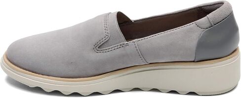 Clarks Women's Sharon Dolly Loafer, Black, 8 Wide in Saudi Arabia