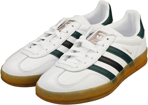 adidas Gazelle Indoor Womens Sneaker Suede (Green Crew Yellow, 8) in Saudi Arabia