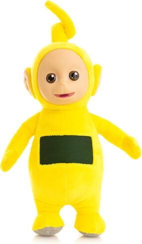 The Loyal Subjects Teletubbies Tinky Winky Soft Plush 8-inch Toy with Interactive Color Changing Belly Patch in Saudi Arabia