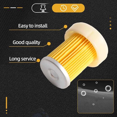 6 فلتر الوقود مناسب لكوبوتا B3030 B7400 L3800DT L3800F RTVX1120DW RTVX1140R M5640SU لـ Mahindra 2216 2415 2516 3316 2516 HST OE# 6A320-59930,6A320-58830 مع حلقة دائرية 6A320-59950 6A320-59940 in Kuwait