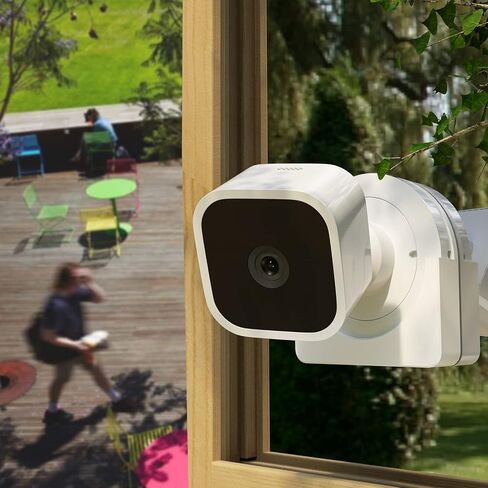 Wall Mount fits for Blink Mini 2 Indoor Camera, Adhesive Window Camera Wall Holder Brackets for Mounting The Blink Mini Camera On Wall/Glass Door, No Drill, No Screws,White (2 Pack) in Saudi Arabia