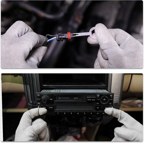 UTOOL UTSA00104 إزالة لوحة باب السيارة باللون الأصفر مع كماشة مزيل مشبك وأدوات إزالة ستيريو الصوت والراديو 18 قطعة in Kuwait