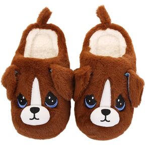TRUE LOVE GIFT Cute Animal Women Slippers Winter House Slippers Cartoon Plush Slippers
