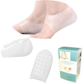 Height Increase Insoles, Invisible Non-Slip Silicone Shoe Lift Cushion, Universal Half Height Increasing Heel Protector Pads for Women and Men