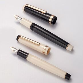 4 PCS JinHao 82 Fountain Pen Transparent Mixed Fluorescent Color Acrylic Fine Point Gold Trim with Ink Converter Set