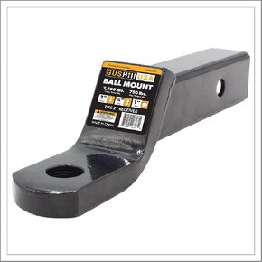 USA GH 45030 Trailer Hitch Ball Mount, Fits 2-Inch Receiver, 6,000 lbs, 1-Inch Hole, 2-Inch Drop