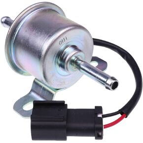 12V Fuel Feed Pump 129612-52100 7016409 AT318139 Compatible With Yanmar Engine 3TNV84 3TNV88 4TNV84 4TNV88 4TNV94 4TNV98 4TNE98 Hitachi Mini Excavator ZX30U-2 ZX35U-2