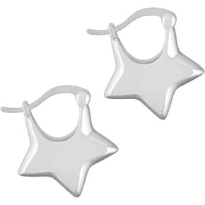 Sacina Star Hoop Earrings, Star Earrings Y2k, Y2k Earrings, Punk Earrings, Grunge Earrings, Christmas New Year Jewelry Gift For Women
