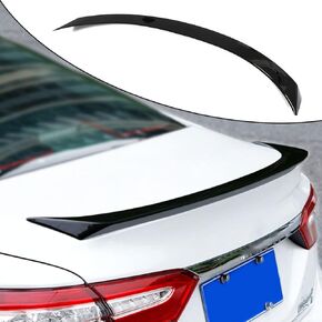 Trunk Spoiler for Toyota Camry 2018-2023 Golssy Black Rear Car Rear Trunk High-Kick Tail Spoiler Wing Lip Car Accessories (ABS)