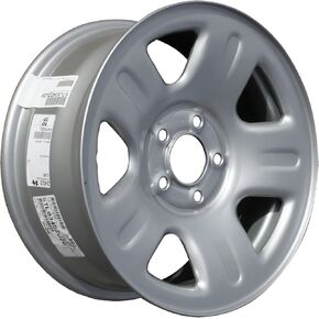 STL03452U20 Silver Wheel with Painted and Meets All Federal Motor Safety Standards (16 x 7. inches /5 x 114 mm, 0 mm Offset)