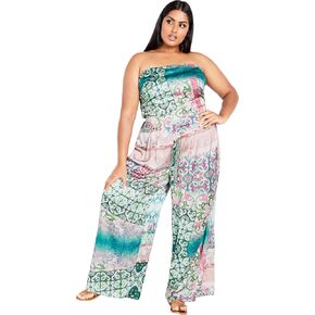 CITY CHIC Plus Size Pants, Paisley Summer Pant