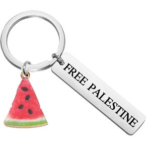 SEIRAA Free Palestine Keychain Watermelon Palestine Gift Support Palestine Keychain Save Palestine Gift