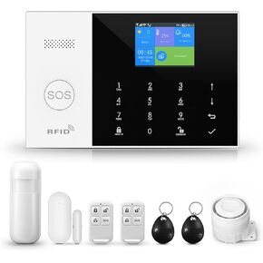Battery Powered Remote Control, SOS Emergency Alarm Button for Patients & Disabled Elderly, Compatible with 433MHz Alarm Security System(PF50-1)
