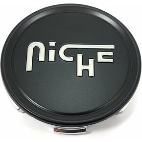 Niche Wheels Black 1003-22FBS Wheel Center Cap 5 Lug Staccato M183 M117 Misano M190 Gamma M185 Carini
