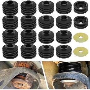 F250 Cab Mounts F250 Body Mounts F350 Body Mount Bushing KF04050BK Compatible with Ford 1999-2018 F250 F350 Super Duty 2WD 4WD Polyurethane body mount kit, F250 Body Mount Bushing Kit