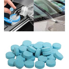 50PCS Windshield Washer Fluid,Wiper Fluid Tablets,Car Accessories Windshield Wiper Fluid,Wiper Fluid,Windshield Washer Tablets,Washer Fluid Tablets,Used to Remove Car Window Glass Stains