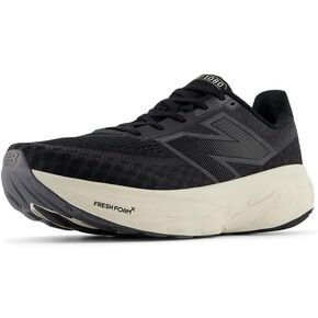 New Balance Men's Fresh Foam X 1080 V14 Running Shoe, Black/Magnet/Linen, 13