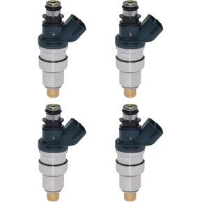 Fuel injector 23250-75040 Compatible with 1995 1996 1997 1998 1999 Toyota Tacoma 2.4L I4 (Set of 4)