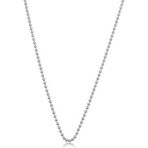 Kooljewelry Sterling Silver 1.8 mm Bead Ball Chain Necklace (16, 18, 20, 22, 24 or 30 inch)