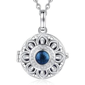 AEONSLOVE Harmony Ball Necklace Angel Chime Caller Necklace، كرات 20 مم Llamador De Angeles Bola قلادة هدايا الحمل - 30 و45 سلسلة