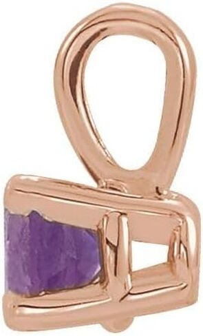 Solitaire Diamond Birthstone Charm Pendant in Saudi Arabia