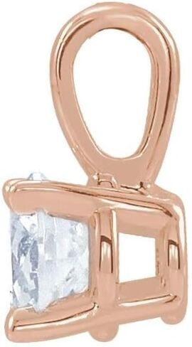 Solitaire Diamond Birthstone Charm Pendant in Kuwait