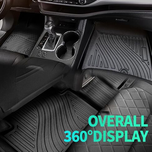 Floor Mats Compatible with Kia Sorento (Not for Hybrid) 2021-2025, Car Floor Liners Carpet Odorless TPE All Weather Guard Custom Fit for 6/7 Seat Kia Sorento Accessories(3 Row) in Saudi Arabia