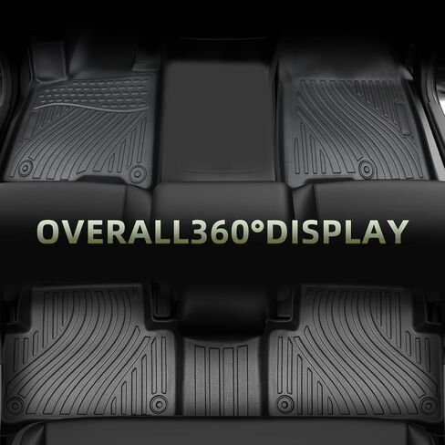 Floor Mats Compatible with Kia Sorento (Not for Hybrid) 2021-2025, Car Floor Liners Carpet Odorless TPE All Weather Guard Custom Fit for 6/7 Seat Kia Sorento Accessories(3 Row) in Saudi Arabia