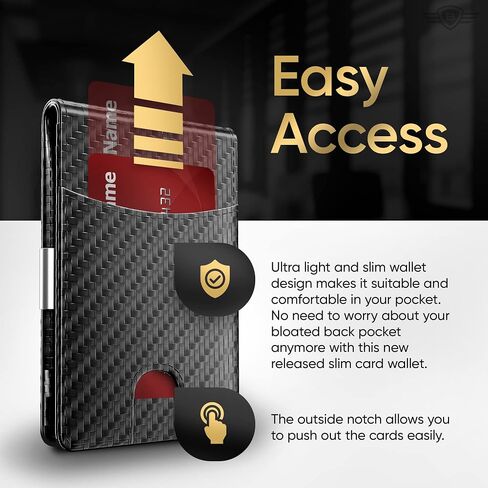 محفظة Airtag للرجال (جلد من ألياف الكربون) محفظة Apple مع حامل Airtag، محفظة للرجال، مانع RFID، محفظة رفيعة، محفظة رجالي، بطاقة Apple Air غير متضمنة in Saudi Arabia