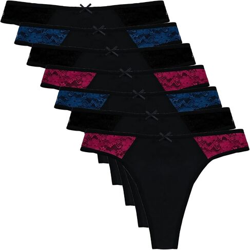 LYYTHAVON Women's Underwear Thongs, Nylon Comfortable Panties Undies for Women in Kuwait