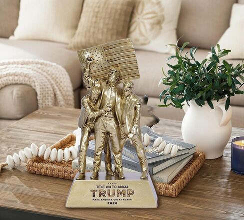 Trump Merchandise Donald Trump Collectibles Statue Figurines World Leaders Collection 9 inch Donald Trump Proud Patriots Donald Trump 2024 Bobblehead Gift Make America Great Again MAGA in Saudi Arabia