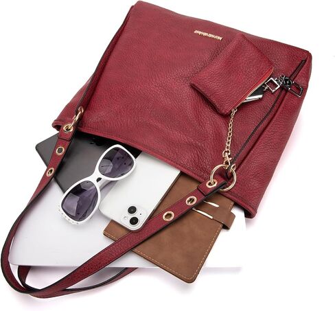 Montana West Tote Bag for Women Purses and Handbags Shoulder Bag with Removable Coin Pouch in Saudi Arabia