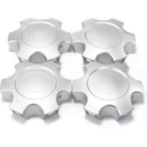 5.5in Tundra Wheel Center Caps, 139mm Silver Rim Cover Wheel Decorative,Hub Caps for 2003-2007 Sequoia/Tundra Set of 4
