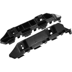 ACROPIX Pair of Front Bumper Bracket Retainer Spacer Mounting Support Driver and Passenger Side 71193-TR0-A01 for Honda Civic 2012-2015 Plastic Black Car Parts