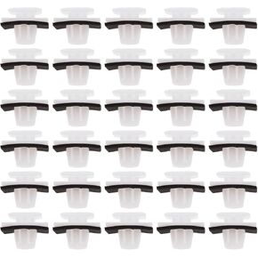 ECSiNG 30Pcs Lower Door Mounting Side Skirts Trim Clips 75315S9A004 Compatible with Honda CRV Protective Lower Door Mounting Trim Clips