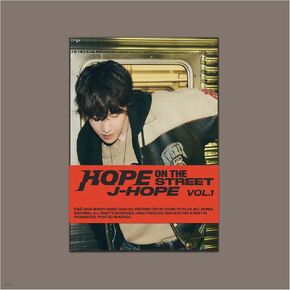 DREAMUS [Weverseshop POB Exclusive] BTS J-Hope Hope ON The Street VOL.1 Special Album Contents+Weverse Shop POB+Photo zine+Sticker+Card+Tracking Sealed J Hope (Full 3 Version Set)