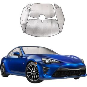 Car Front Windshield Sunshade & Sun Shade Full Window Shades for Subaru BRZ Toyot@ 86 2012-2023, UV Rays Sun Visor Protector,Auto Heat Shield Reflector Cover (Full-Window Glass -for BRZ 86 2012-2021)