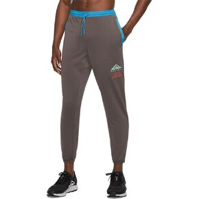 Nike Mens Trail Mont Blanc Running Pants L Brown/Blue