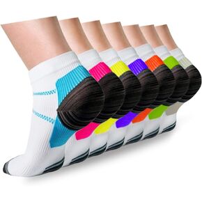 ACTINPUT Compression Socks Plantar Fasciitis for Women Men - 8-15 mmHg Best for Athletic,Support,Flight Travel,Nurses,Hiking