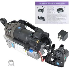 labwork Air Suspension Compressor Pump w/Solenoid Valve Block Replacement for BMW F15 X5 2014-2018 BMW F16 X6 2015-2019