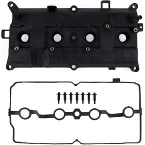 Tykick Engine Valve Cover with Gasket for Nissan Versa 2007 2008 2009 2010 2011 2012 1.8L L4 Replaces 264-744,264744,13264EM30A,13264EM30B,13264EM30C,13264-EM30C