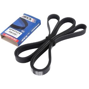 EPDM Serpentine Belt 6PK2415 Compatible with 2006-2011 for Audi A6, 1998-2008 for Chevrolet Express 1500, 1998-2005 for GMC Savana 2500, 2001-2006 for GMC Sierra 3500