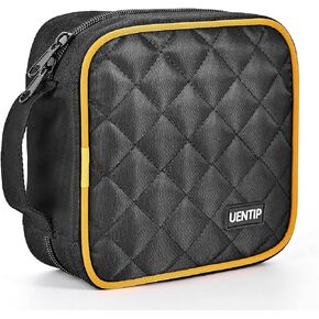 UENTIP Nylon CD/DVD Case for Car,CD Wallet,CD Storage Disc Wallet Bag With Portable Zipper for Car Home Travel (48Capacity)