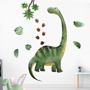 3 Pcs Dinosaur Wall Decals, Large Dino Wall Stickers for Baby Boys Room Kindergarten Nursery Decor