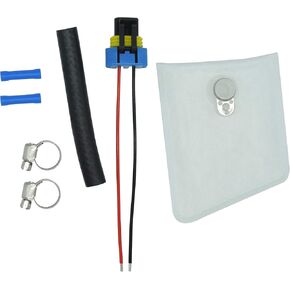 HiSport Fuel Pump Replacement Installation Kit Compatible with F90000267 F90000274 F90000285 Replaces 400-0085, Includes Strainer/Filter, Fuel Hose, Pigtail Wire Harness, Clamps Connector