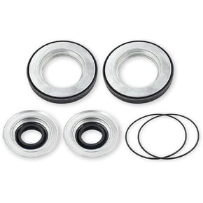 Front Axle Vaccum Knuckle Seal, Hub O-Ring, Dust Seals Kit Compatible with Ford Super Duty F250 F350 F450 F550 Dana Super 60 2005-2019 Replace #2017426, 2014835, 54983